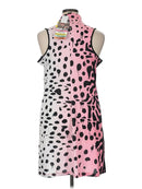 New Jamie Sadock Pink & Black Animal Print Sleeveless Golf Dress Size XL MSP$120-2