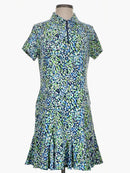 Ibkul Naomi Print Short Sleeve Golf Dress Size S MSP$120-1