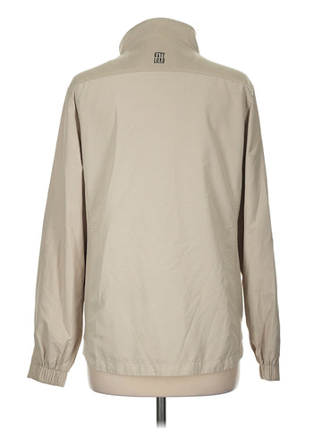 Kate Lord Women's Tan Full-Zip Jacket w/ Logo Size M - 0