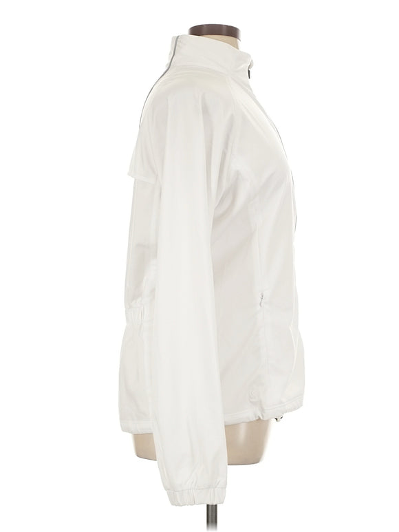 Kate Lord Women's White Full-Zip Golf Jacket Size XL