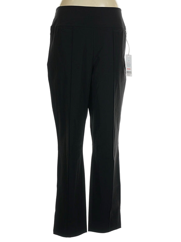 New Kinona Sport Black Tailored Track Golf Pants Size L MSP$128