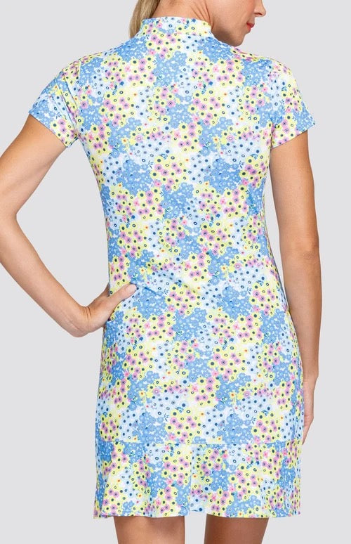 Tail Activewear Neale Ditsy Daisy Golf Dress Size M MSP$107