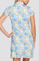 Tail Activewear Neale Ditsy Daisy Golf Dress Size M MSP$107-3