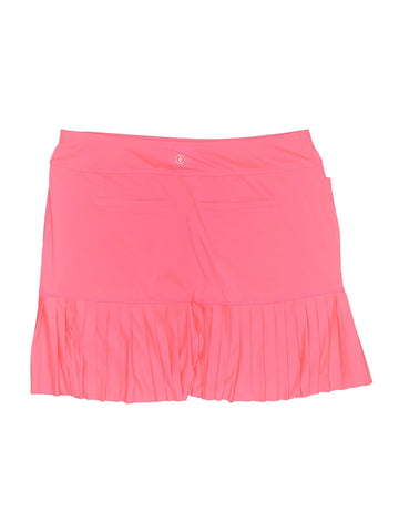 Jofit Women's Bright Coral Knife Pleat Golf Skort Size XL MSP$96 - 0