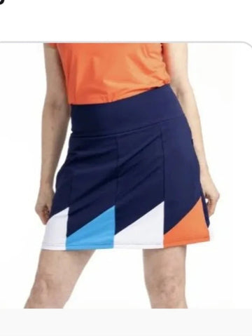 New Kinona Sport Helping Wing Navy Golf Skort Size S MSp$128