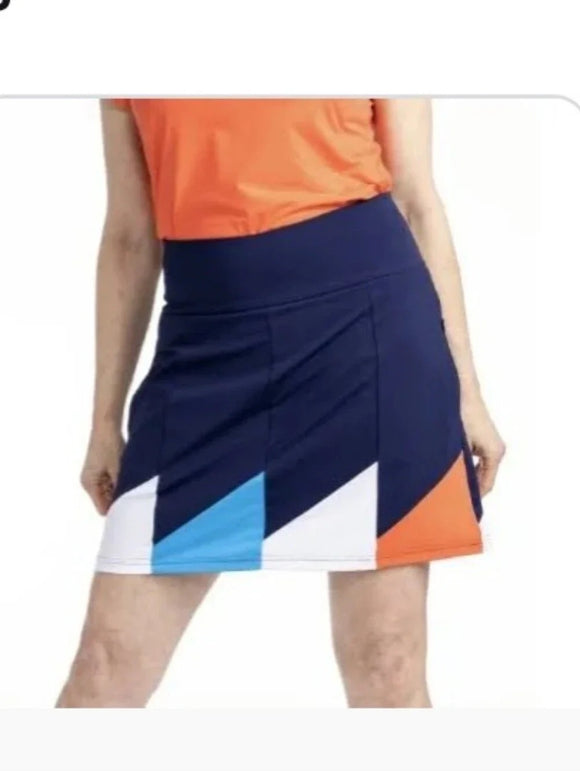 New Kinona Sport Helping Wing Navy Golf Skort Size S MSp$128