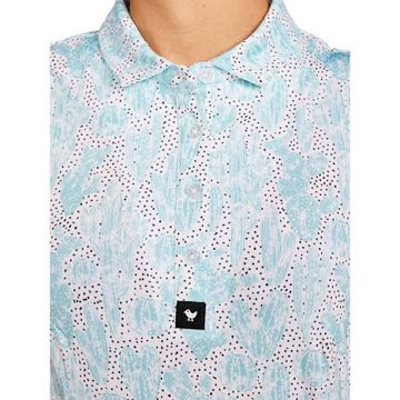 New Bad Birdie Women's Cactus Cooler Sleeveless Golf Polo Size S MSP$72 - 0