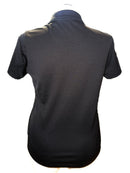 Pebble Beach Women's Solid Black Short Sleeve Golf Top Size XL-2