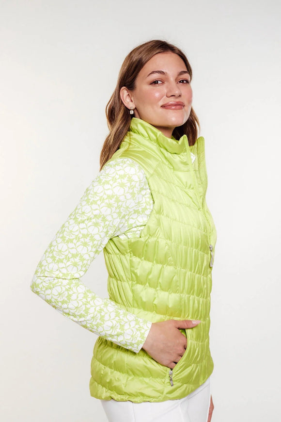 New GGBlue Women's Pistachio Heritage Vest Size XS MSP$140