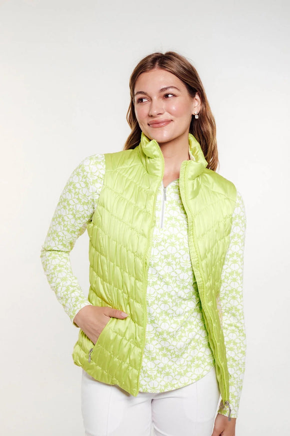 New GGBlue Women's Pistachio Heritage Vest Size XS MSP$140