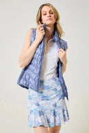 New GGBlue Women's Crystal Blue Heritage Vest Size XXL MSP$140-1