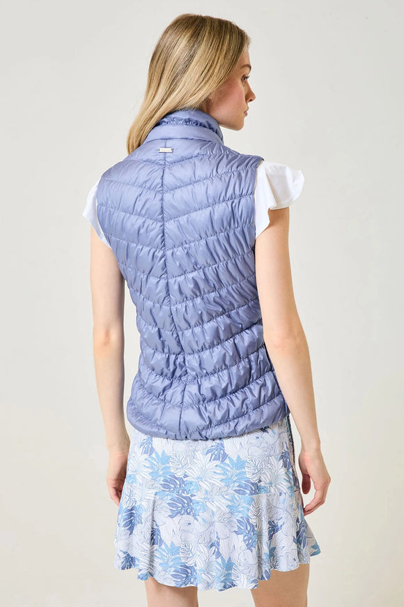 New GGBlue Women's Crystal Blue Heritage Vest Size XXL MSP$140