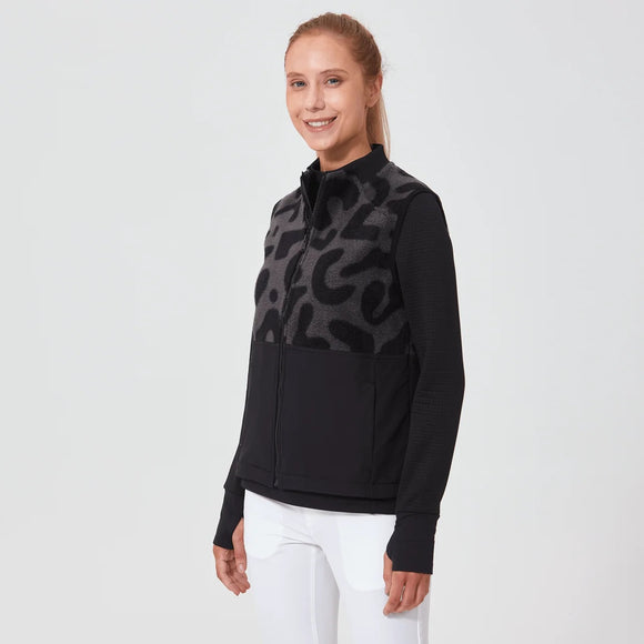 New Levelwear Women's Verve The Spot Vest - Black MSP$81