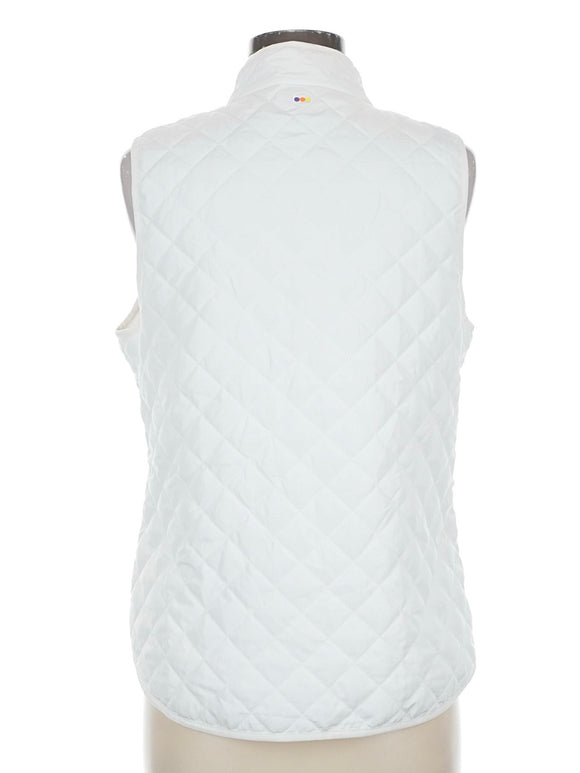 Swing Control Women's White Quilted Golf Vest Size M MSP$
