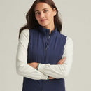 New Peter Millar Women's Dunes Navy Golf Vest Size M MSP$175-2
