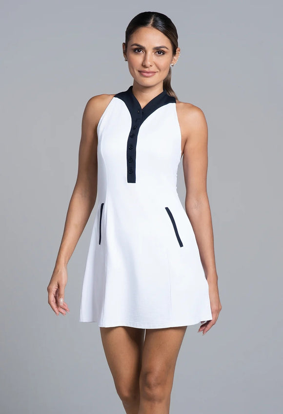 New Ibkul Color Block Tennis Dress Size S MSP $126