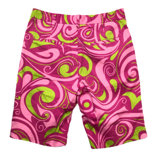 Loudmouth Pink Groovy Shorts Size 16 MSP 98