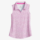 New Scales Jaws Women's Sleeveless Golf Polo Shirt MSP$80-6