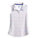 New Scales Women's Salty Knowledge Sleeveless Golf Polo MSP$80-2