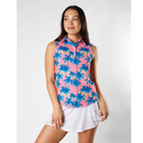 New Sunday Swagger Sleeveless Women's Golf Polo - Sunset Blvd-3
