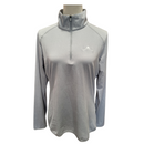 Nike Golf Dri-Fit Light Gray 1/4 Zip Women's Pullover Size L-3