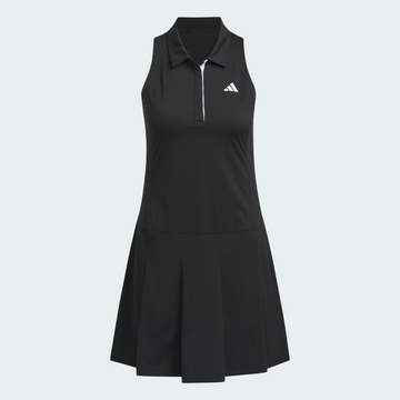 New Adidas Ultimate365 Tour Pleated Dress - Black MSP $120