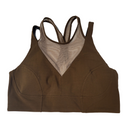 Lululemon Antique Brass Duo Strap Mesh Sports Bra Size 8-3