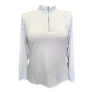 Tail Activewear Women's White Zip Mock Golf Pullover Size XL MSp$90-2