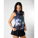 New Sunday Swagger Women's Golf Sleeveless Polo - Tropical Thunder-3