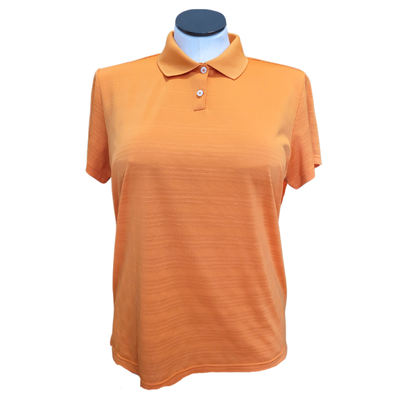 Adidas Climalite Orange Women's Golf Polo Size XL