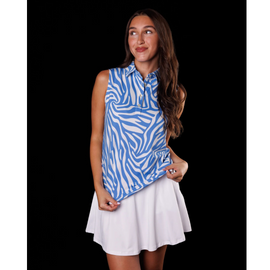 New Sunday Swagger Sleeveless Polo - Warp MSP $64