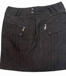 New Jamie Sadock Black Textured Skort MSP$110