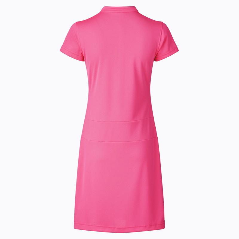 pink golf dress Court Queen Active Tennis Polo - (FINAL SALE) A best gift for tennis enthusiasts GD-035A || Golf Dress Magenta
